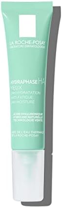 La Roche-Posay Hydraphase Intense Hyaluronic Acid Eyes, Reduces Under Eye Bags and Puffiness with Plumping Hydration, 0.5 Fl Oz La Roche-Posay