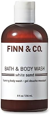 FINN & CO. Bath & Body Wash for Men and Women, Cleanse, Hydrate, Soothe, White Sand Fragrance, 8 oz FINN & CO.