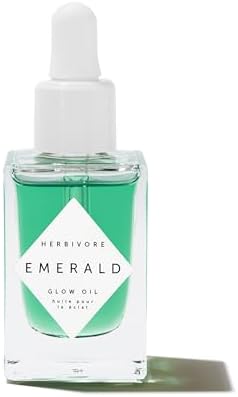 HERBIVORE Emerald Deep Moisture Glow Oil for Face – Hydrating Facial Oil, Calming & Moisturizing, Plant-based, Vegan, Cruelty-free, 30mL / 1 oz Herbivore