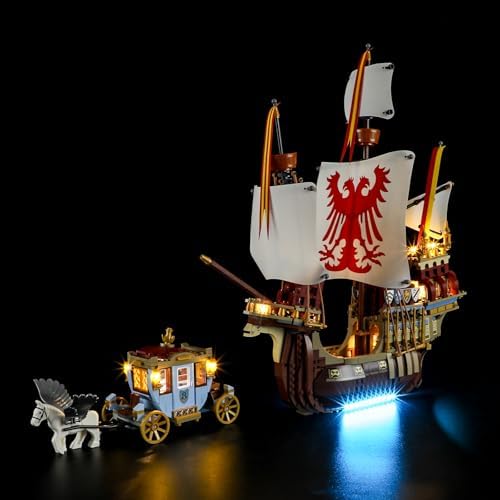 LIGHTAILING Light for Lego-76440 Triwizard Tournament: The Arrival - Led Lighting Kit Compatible with Lego Building Blocks Model - NOT Included The Model Set Lightailing