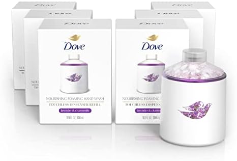 Dove Nourishing Foaming Hand Wash Touchless Dispenser Refill Aloe and Eucalyptus Moisturizing Hand Wash for Lasting Nourishment 10.1 oz 6-pack Dove