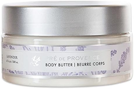 Pre de Provence Collection Shea Butter Enriched Body Butter Soothing & Hydrating Emollient Cream Body Moisturizer for Women, 6.7 Fl Oz, Coconut Pré de Provence