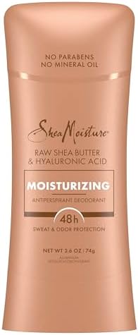 SheaMoisture Antiperspirant Deodorant Stick for 48HR Sweat & Odor Protection Nourish with No Parabens & No Mineral Oil 2.6 oz SheaMoisture