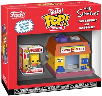 Funko Pop! Bitty Town: Simpsons - Bart Simpson and Kwik-E-Mart Funko