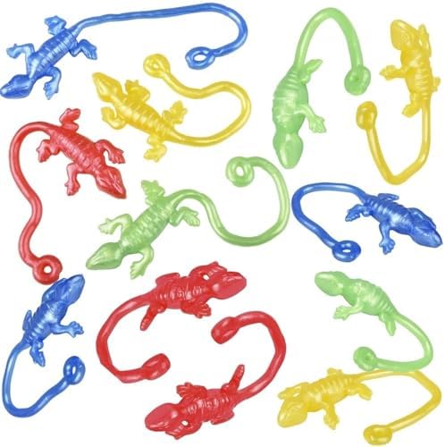 Rhode Island Novelty SKLIZAR Lizards, 12 Pack, Assorted Colors Rhode Island Novelty