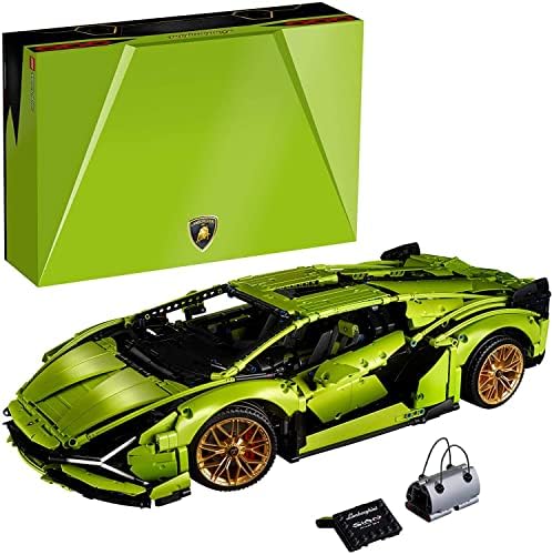 LEGO Technic Lamborghini Sián FKP 37 42115 Building Set - Classic Super Car Model Kit, Exotic Eye-Catching Display, Home or Office Décor, Ideal for Adults or Car Enthusiasts Lego