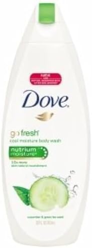 Dove go fresh Refreshing Body Wash Revitalizes and Refreshes Skin Cucumber and Green Tea Effectively Washes Away Bacteria While Nourishing Your Skin 12 oz Dove