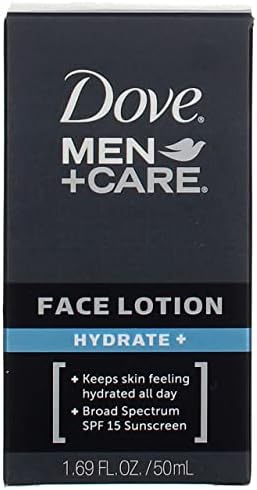 Dove Men+Care Face Lotion, Hydrate Plus 1.69 Ounce Dove