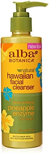 Alba Botanica Hawaiian Enzyme Face Cleanser, Pineapple, 8 oz Alba Botanica