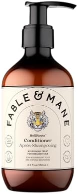 Fable & Mane Holiroots Conditioner for Women - Moisturizing for Damaged, Dry Hair with Turmeric, 8.5 FL oz Fable & Mane