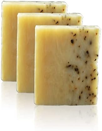 Brickell Men's Mint Soap Scrub Bar for Men (3 Pack), Natural and Organic Exfoliating Bar Soap Handmade with Tea Tree, Coconut and Peppermint Leaf Scent, 5 Ounce Bar (3 Pack) Brickell Men's Products