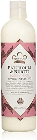 Nubian Heritage Body Lotion with Shea Butter and Rose Hips Lotion PATCHOULI & BURITI,13 fl oz Nubian Heritage