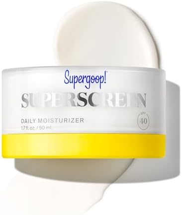 Supergoop! Superscreen - 1.7 fl oz - SPF 40 PA+++ Hydrating Daily Moisturizer Sunscreen - Protection from UV Rays + Helps Filter Pollution & Blue Light Supergoop!