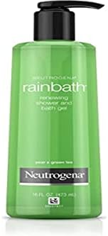 Neutrogena Rainbath Renewing Shower And Bath Gel, Moisturizing Body Wash and Shaving Gel with Clean Rinsing Lather, Pear & Green Tea Scent, 16 fl. oz Neutrogena