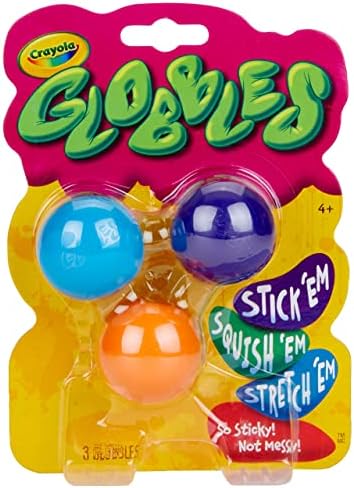 Crayola 74-7291 Globbles 3 in a Package, Assorted Colors Crayola