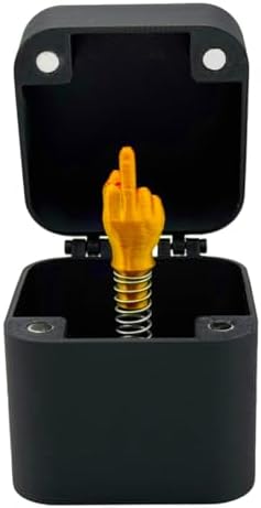 Middle Finger in a Box, Just for You Middle Finger Box, Pop up Middle Finger Box, Prank Box with Middle Finger, Middle Finger Surprise Gift Box Gag, Flip off Finger Jack in the Box, Birdie in a Box Dumpill