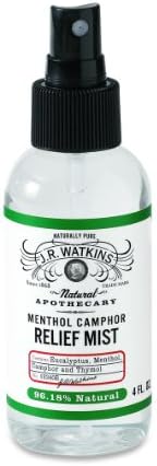 J.R. Watkins Menthol Camphor Relief Mist, 4 Ounce J.R. Watkins