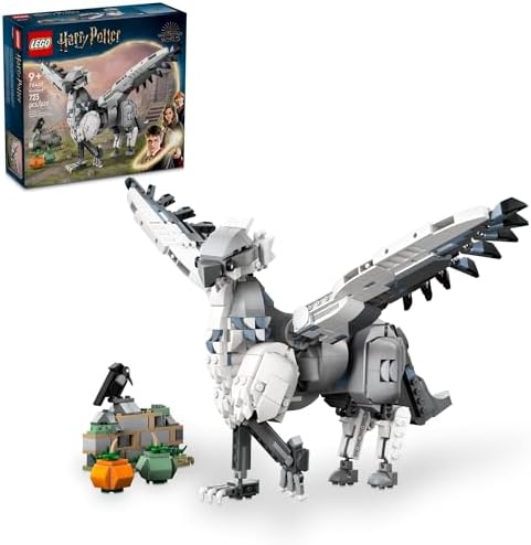 LEGO Harry Potter Buckbeak The Hippogriff Collectible Toy, Magical Creature Figure, Fun Harry Potter Toy for Kids, Harry Potter Themed Birthday Gift for 9 Year Old Boys, Girls or Any Fan, 76427 Lego