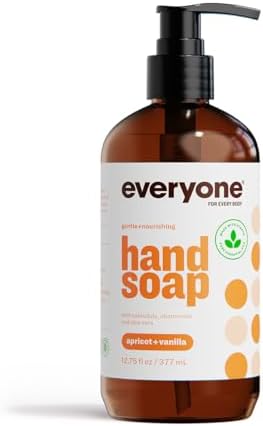 Everyone for Every Body Hand Soap, Apricot plus Vanilla, 12.75 Fl Oz everyone for every body