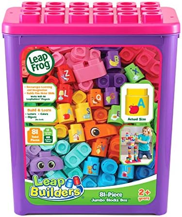 LeapFrog LeapBuilders 81-Piece Jumbo Blocks Box LeapFrog