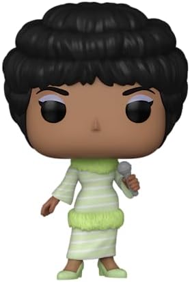 Funko POP! Rocks: Aretha Franklin - (Green Dress) - Collectable Vinyl Figure - Gift Idea - Official Merchandise - for Kids & Adults - Music Fans - Model Figure for Collectors and Display Funko