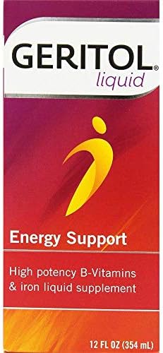 Geritol Liquid Energy Support B-Vitamins 12 oz (Pack of 6) Geritol