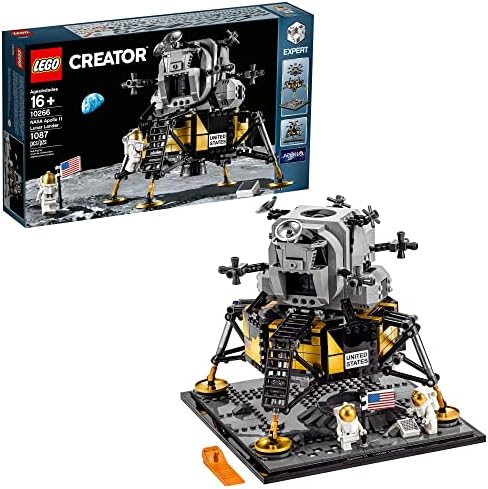 LEGO Creator Expert NASA Apollo 11 Lunar Lander 10266 Building Toy Set for Ages 16+ (1087 Pieces) Lego