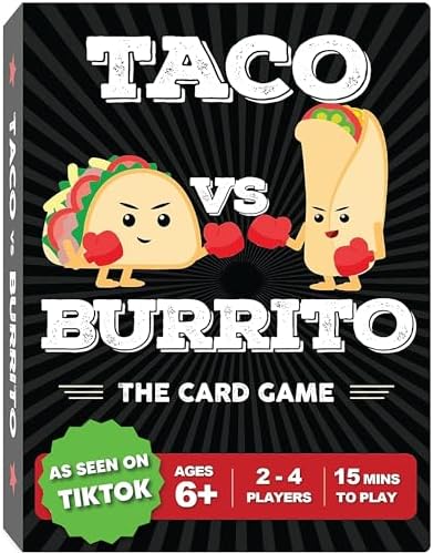 Taco vs Burrito - The Wildly Popular Surprisingly Strategic Card Game Created by a 7 Year Old Taco vs Burrito