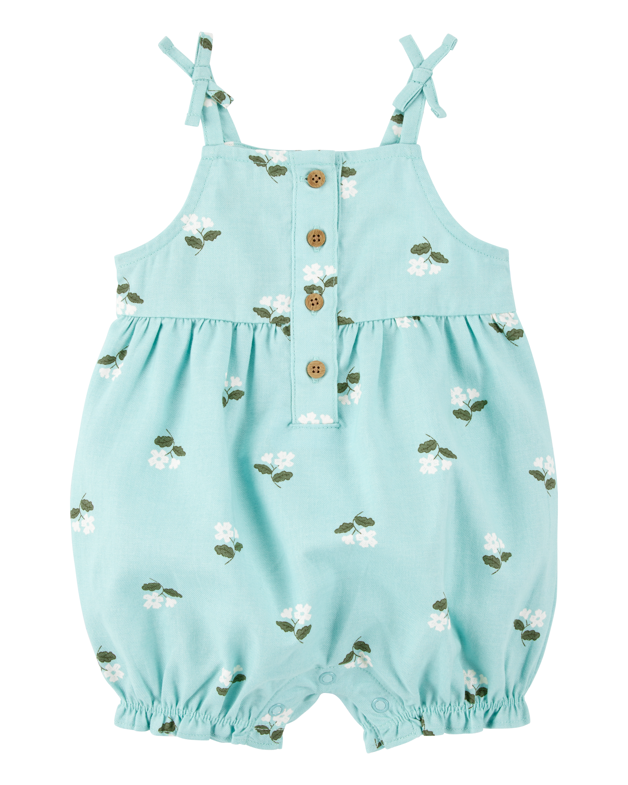 Baby Floral Cotton Romper Carter's