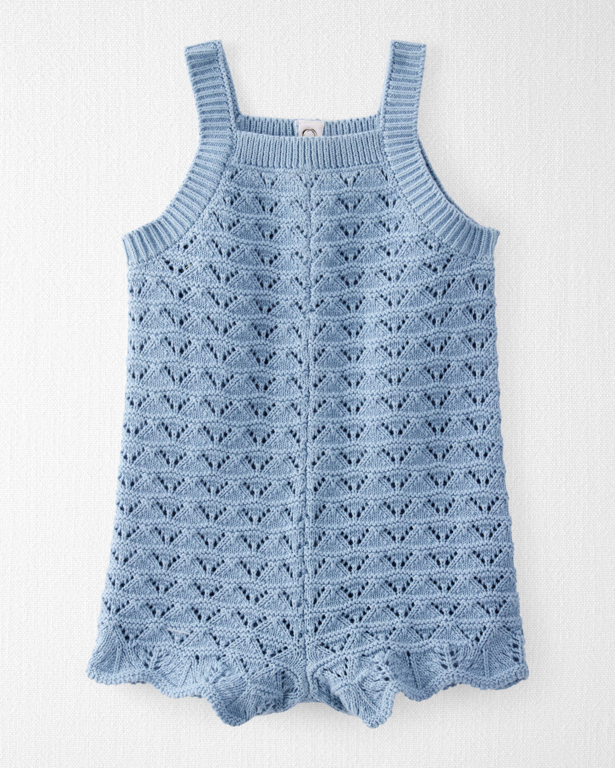 Baby Organic Cotton Pointelle Romper Carter's