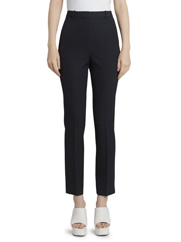 Slim Fitted Ankle Wool Trousers Givenchy