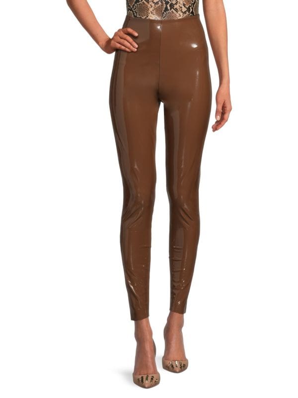 Classic Faux-Patent Leather Leggings Commando