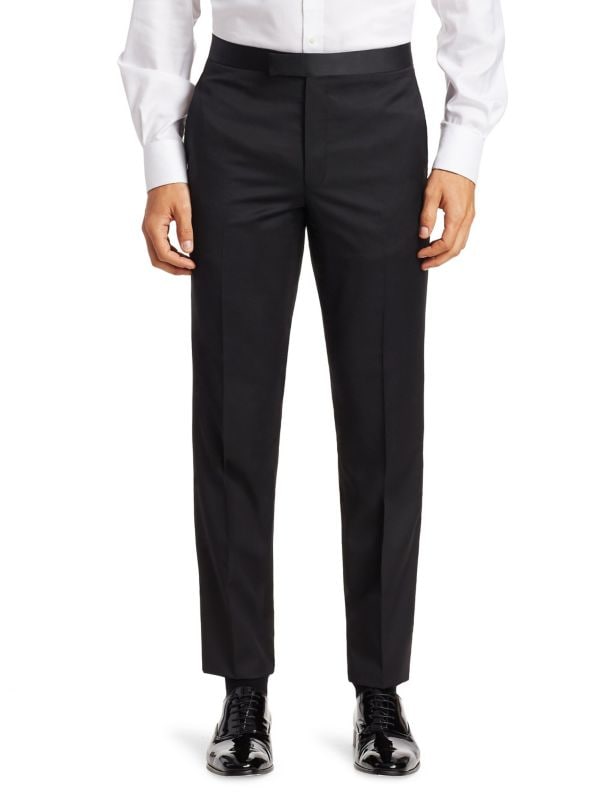 COLLECTION Wool Tuxedo Trousers Saks Fifth Avenue