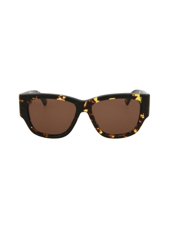 55MM Square Sunglasses Bottega Veneta