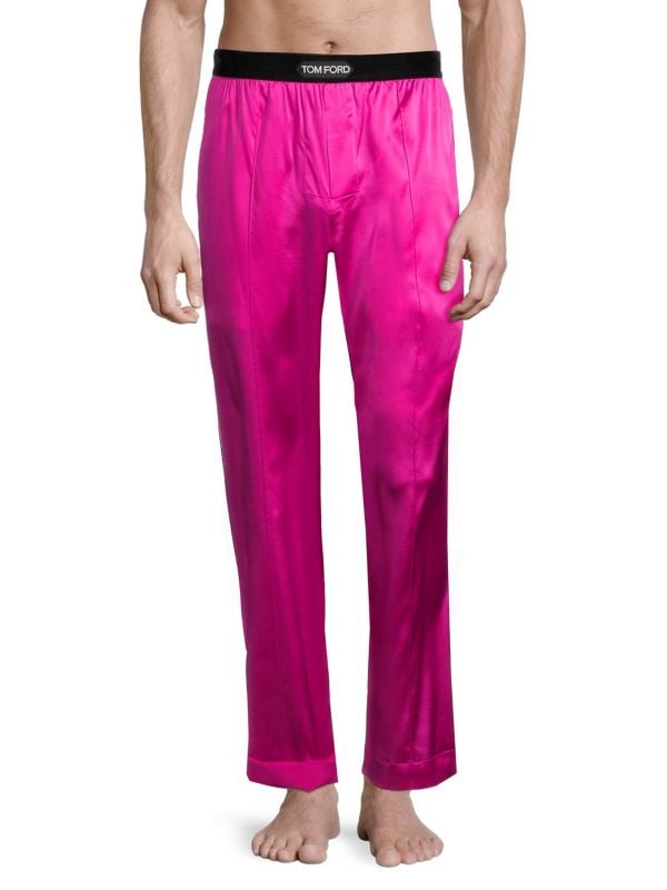 Stretch-Silk Pajama Pants Tom Ford