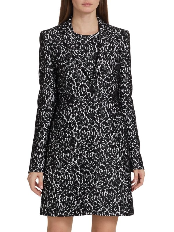 Reefer Lace Coat Michael Kors