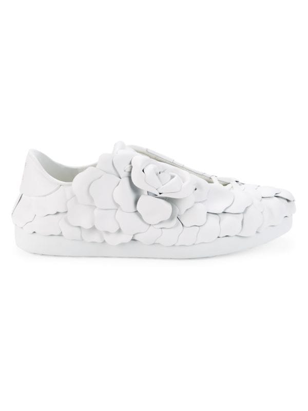 Atelier Floral Leather Sneakers Valentino Garavani