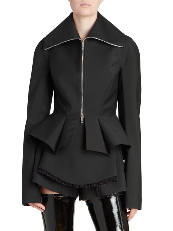 Peplum Zip-Up Jacket Givenchy