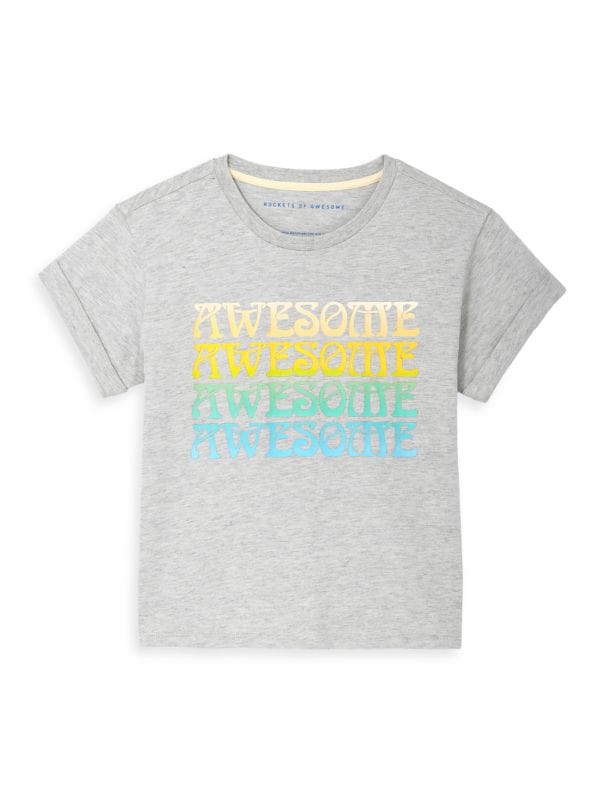 Girl's Awesome Boxy T Shirt Rockets of Awesome