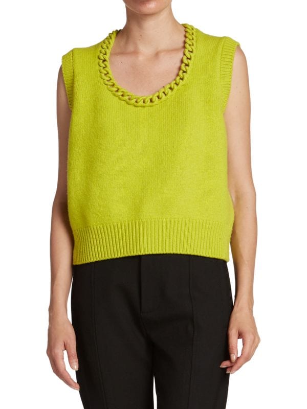 Link Neckline Sweater Vest Bottega Veneta