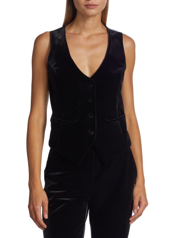 Prisca Velvet Vest Chiara Boni La Petite Robe