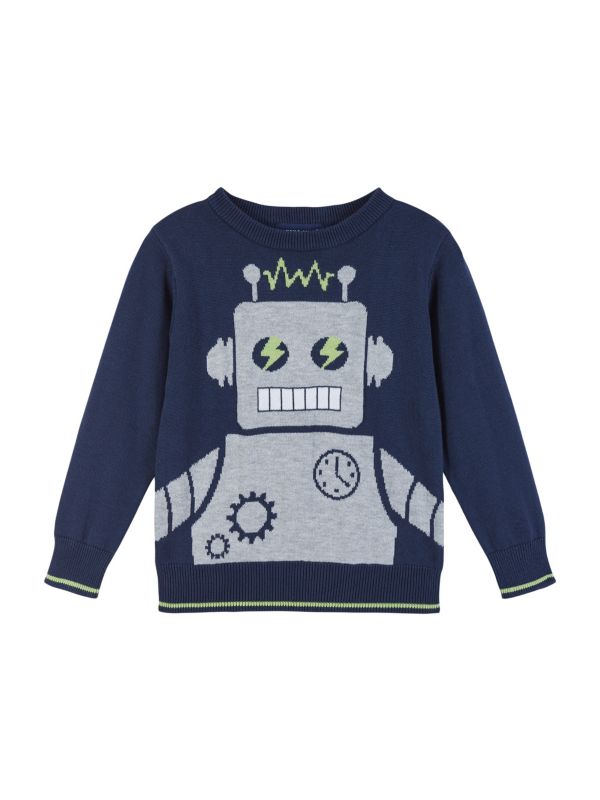 Little Boy's & Boy’s Graphic Crewneck Sweater Andy & Evan