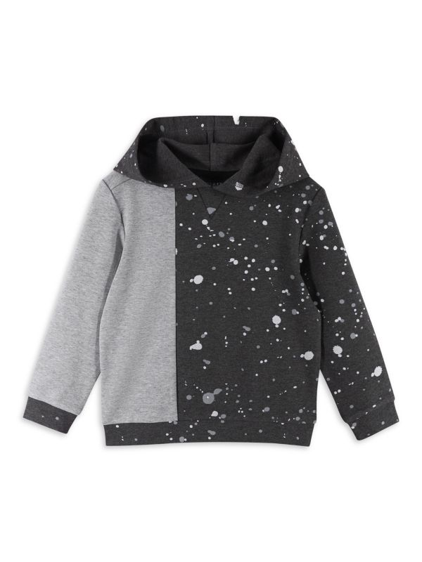 Little Boys French Terry Splatter Hoodie Andy & Evan