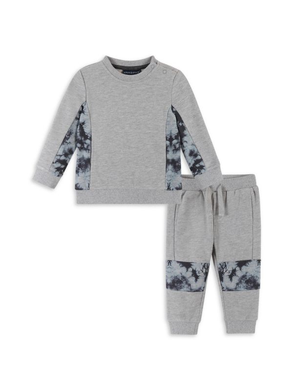 Baby Boy’s 2-Piece Hacci Sweatshirt & Joggers Set Andy & Evan