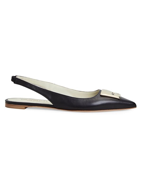 Lolita Leather Slingback Ballet Flats Bruno Magli