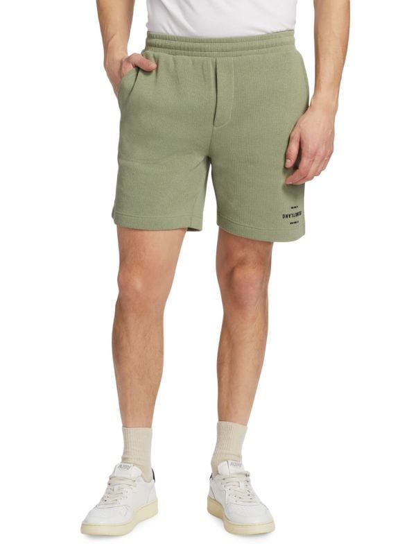 Regular Fit Jersey Knit Shorts Helmut Lang