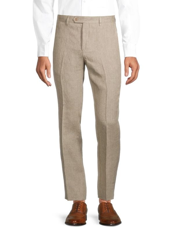 COLLECTION Linen Woven Pants Saks Fifth Avenue