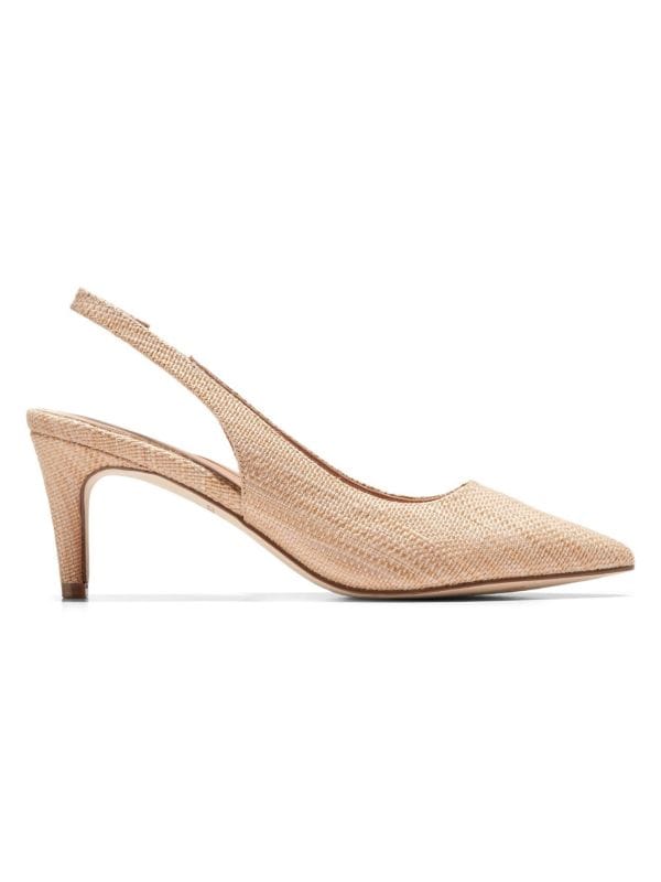 Vandam Raffia Slingback Pumps Cole Haan