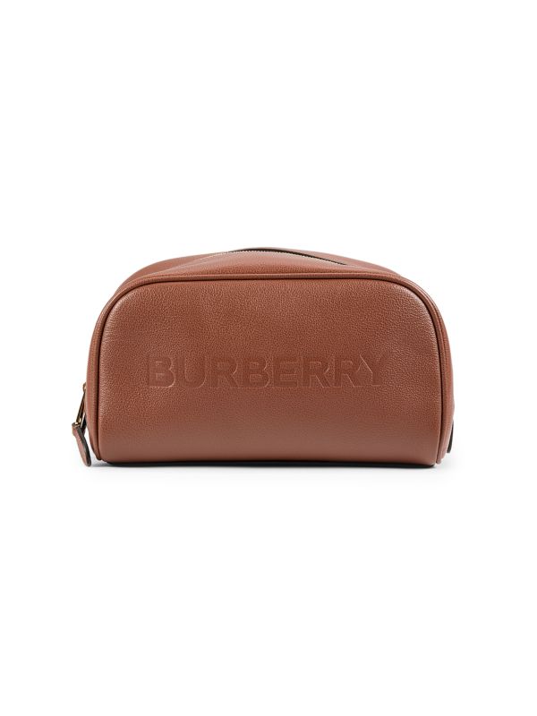 Logo Leather Pouch Burberry