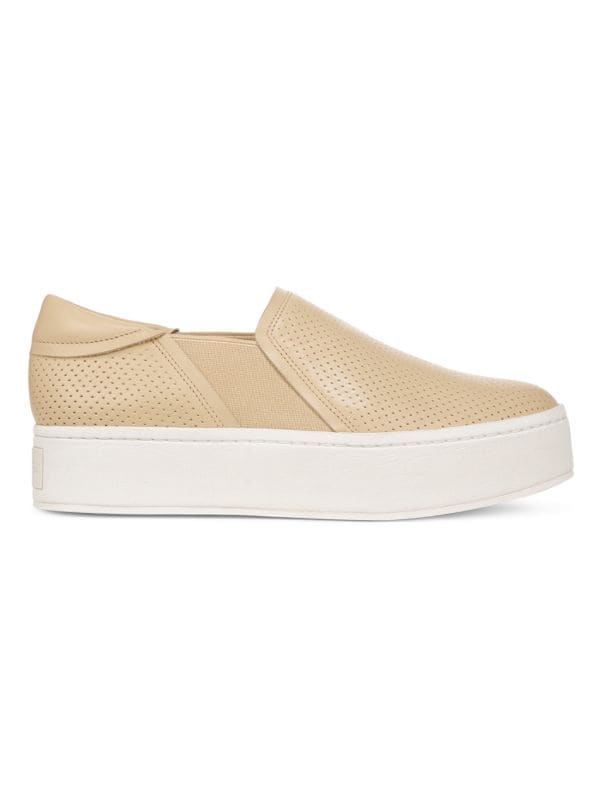 Warren II B Leather Slip On Sneakers Vince